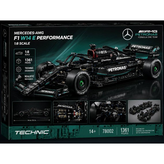 Набор для сборки Mercedes-AMG F1 W14 E Performance, масштаб 1:8 – 1361 деталь D2510-1408