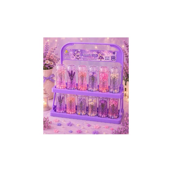 Slime Floral Decorativ în Culori Asortate 12 buc. Se vinde la buc. D2510-1840