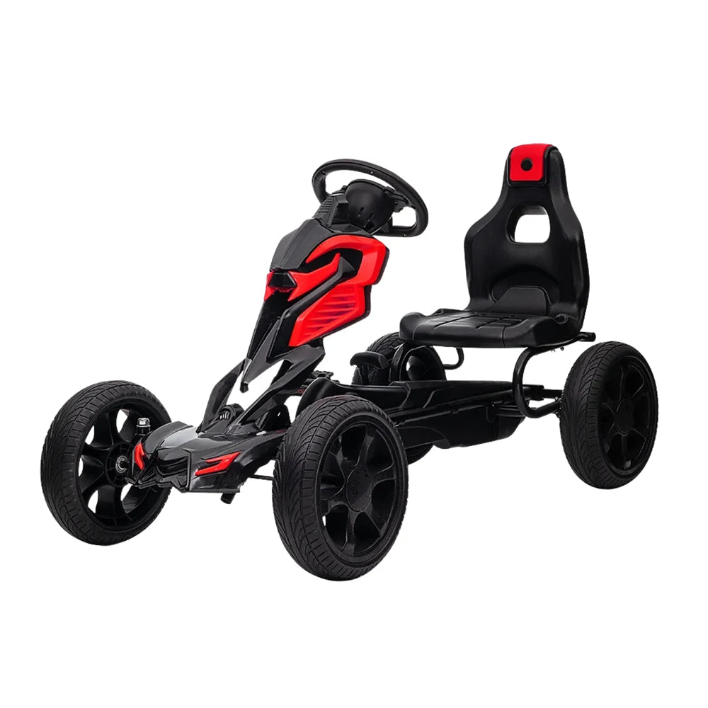 Kart cu pedale pentru copii (1504/1 rosie)