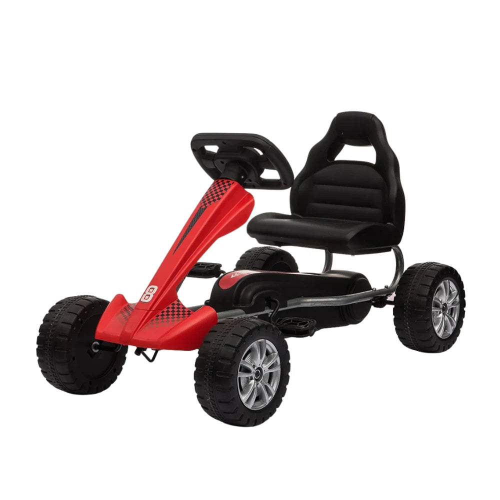 Kart cu pedale pentru copii, roșu (1801/1 red (25645))