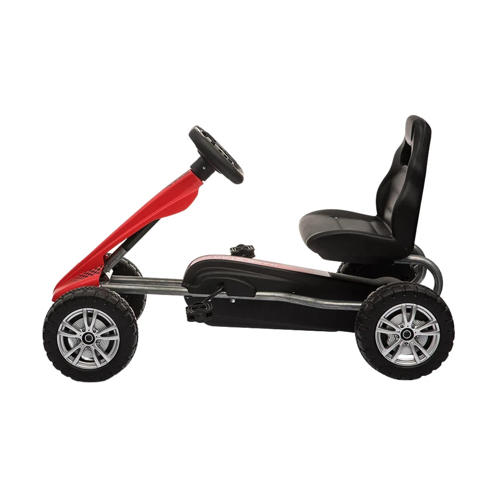 Kart cu pedale pentru copii, roșu (1801/1 red (25645))