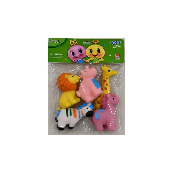 Мягкие животные для ванны и сенсорных игр D2510-1950