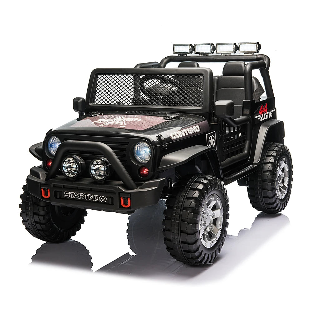 Mașină electrică pentru copii off-road (MX618/2 negru)