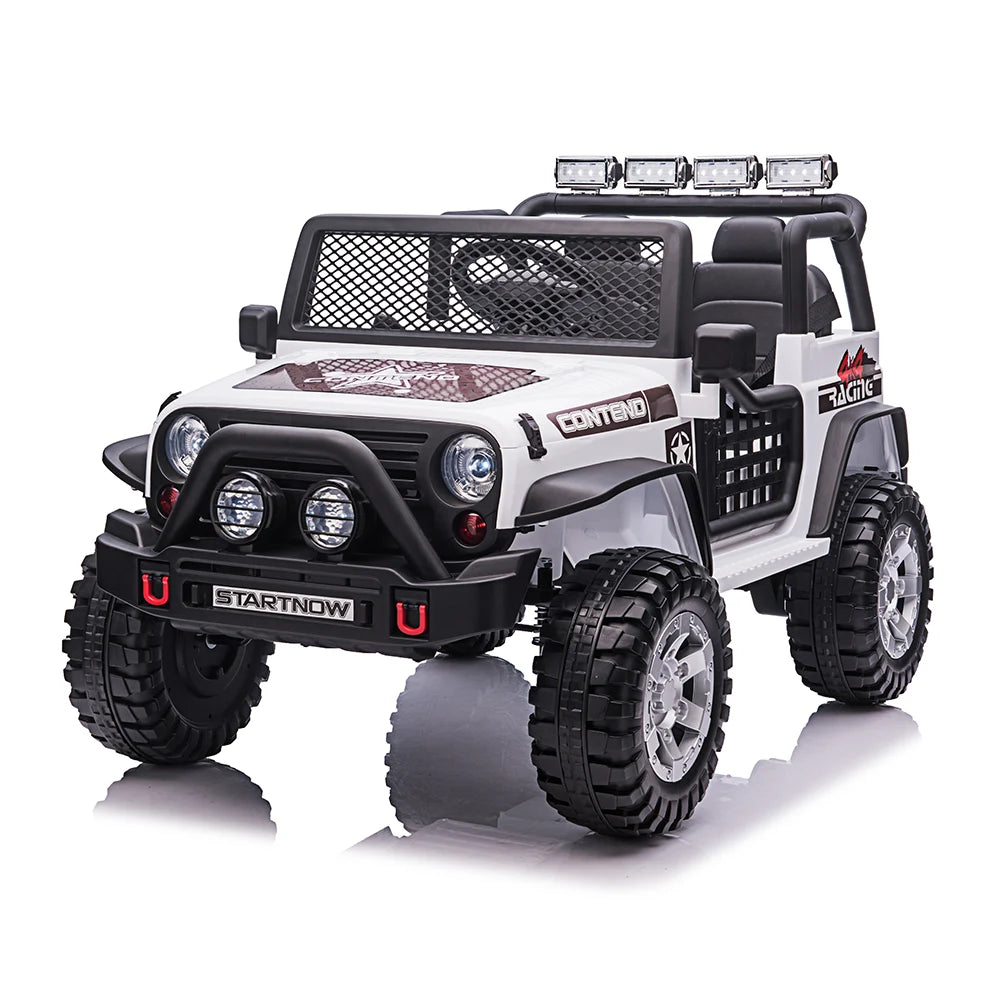 Mașină electrică pentru copii off-road (MX618/3 alba)