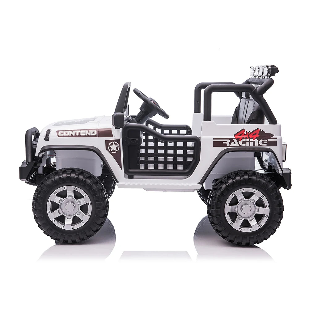 Mașină electrică pentru copii off-road (MX618/3 alba)