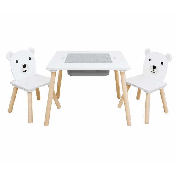 Set măsuța și 2 scaunele „Bear”, U-Grow SKU: UG-74KINET