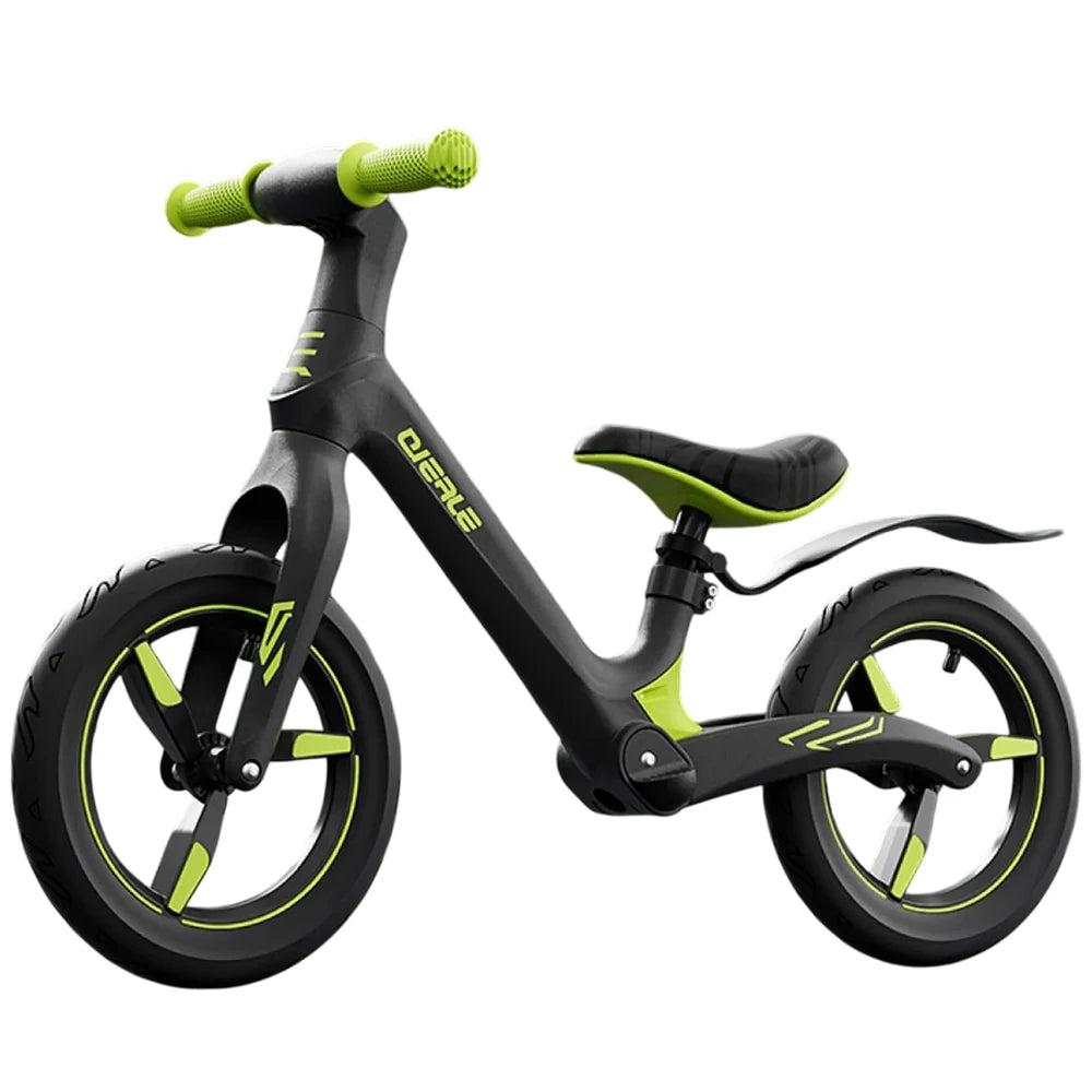 Bicicletă fără pedale pentru copii, 12′, neagră (32769)