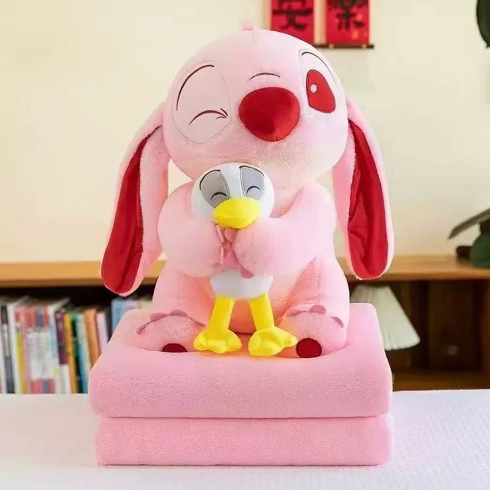 Jucărie din pluș Angel cu rățușcă 45cm,cu plapumă 1×1.6m (567899)