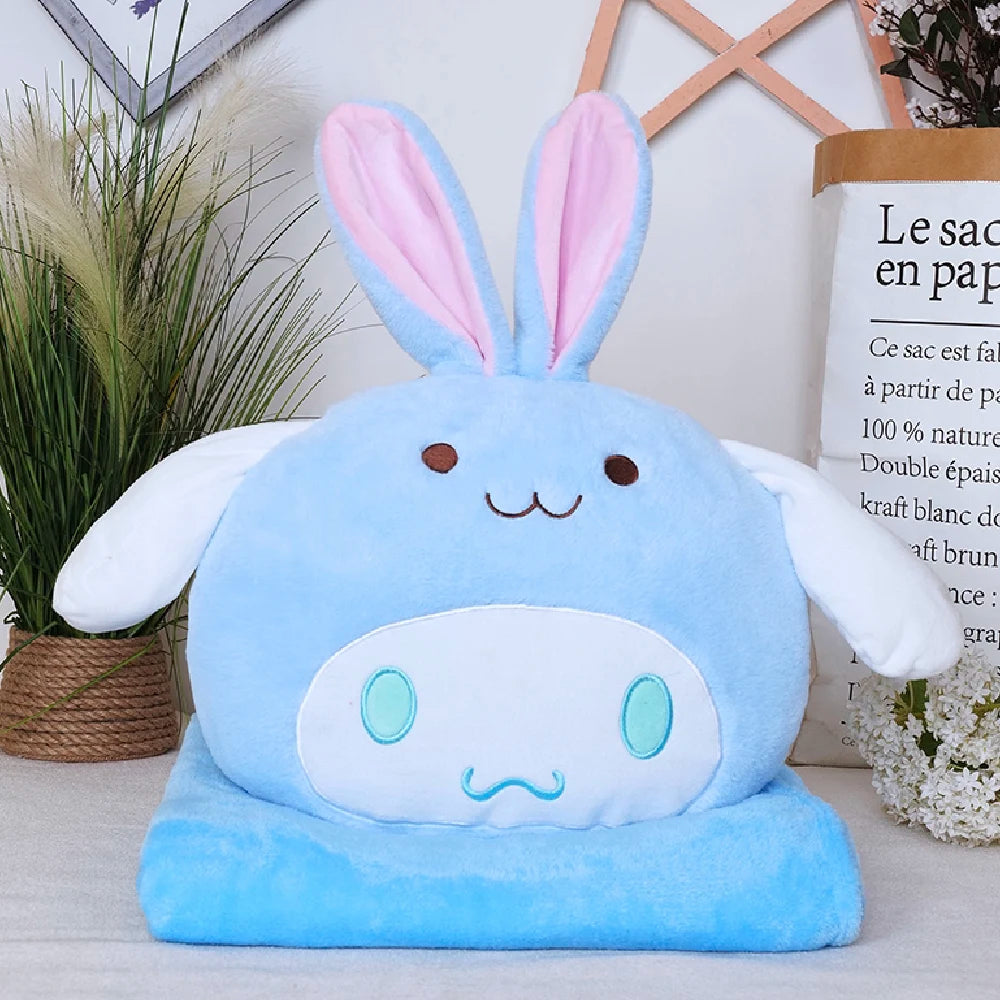 Плюшевая игрушка Cinnamoroll 40см, с одеялом 1×1.6м (674335)