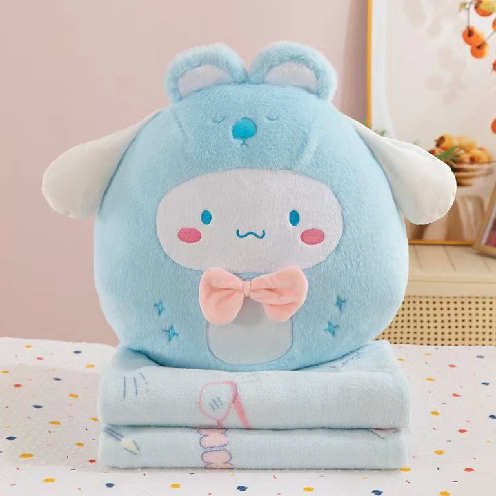 Плюшевая игрушка Cinnamoroll 45 см, с одеялом 1×1.6 м (847969)