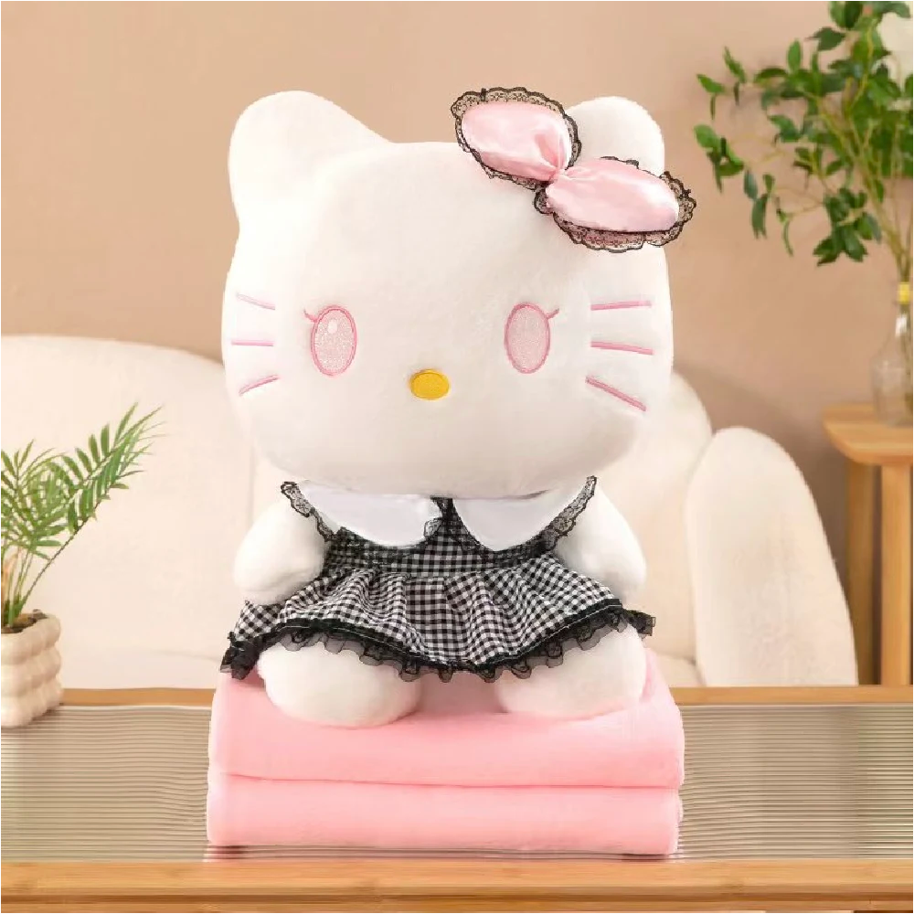 Плюшевая игрушка Hello Kitty 50 см, с одеялом 1х1,6 м (784691)