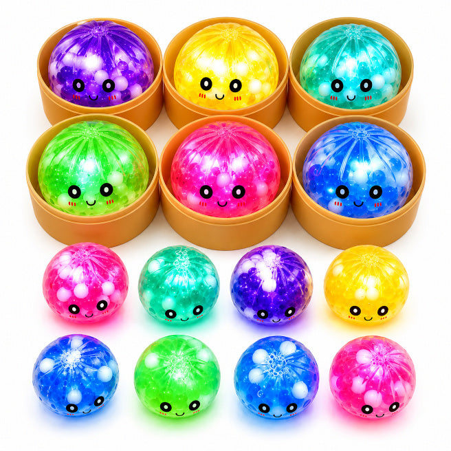Jucărie antistres „Dumpling”, 8,5 cm, Peas Light, asortate, cod 2296O