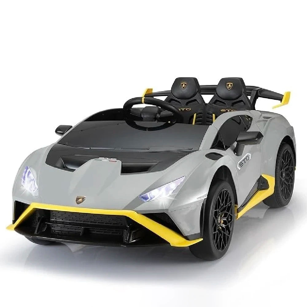 Mașină electrică pentru copii Lamborghini Huracán STO, gri (21169)