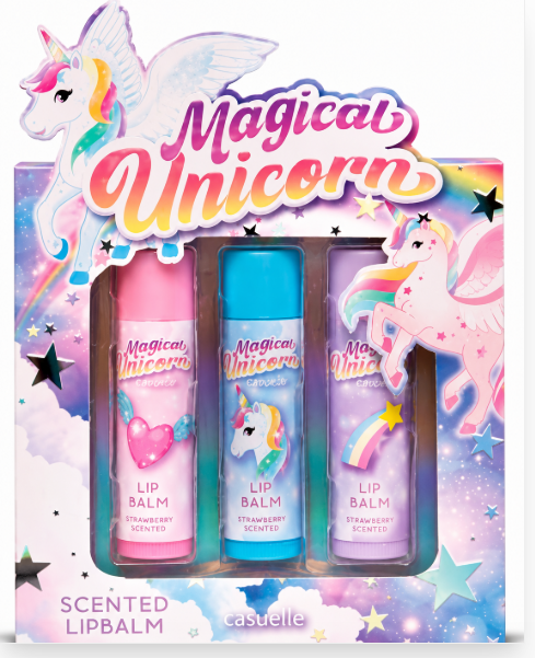 Set cadou de balsamuri de buze Unicorn, 718303