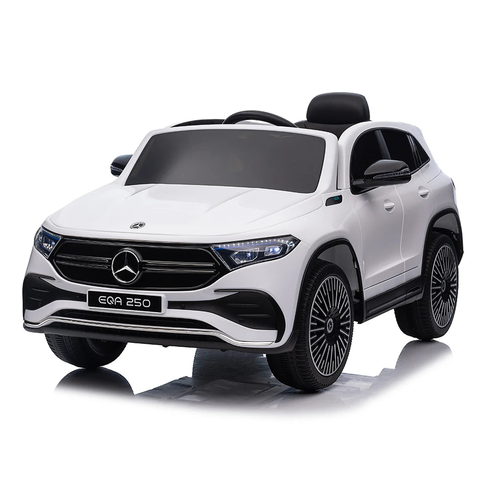 Mașinuță electrică Mercedes Benz
Sarcină maximă: 50 kg
(scăunele din piele, baterie 12V 10Ah x1, MP3, 4 motoare, telecomandă, roți moi EVA)
Dimensiuni: 111.5 x 69 x 52.5 cm
Cod articol: MX625