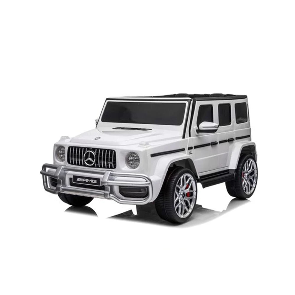 Mașină cu acumulator Mercedes Benz, sarcină maximă 50 kg (MP3, scaune din piele, 24V7Ah, motoare 435W, telecomandă, roți moi din EVA, dimensiuni 143×82×64 cm) RT307