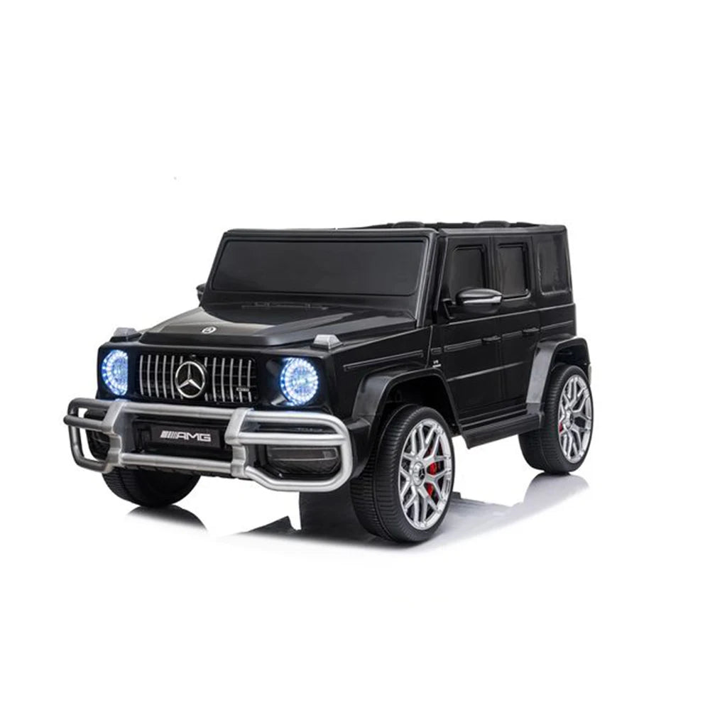 Mașină cu acumulator Mercedes Benz, sarcină maximă 50 kg (MP3, scaune din piele, 24V7Ah, motoare 435W, telecomandă, roți moi din EVA, dimensiuni 143×82×64 cm) RT307