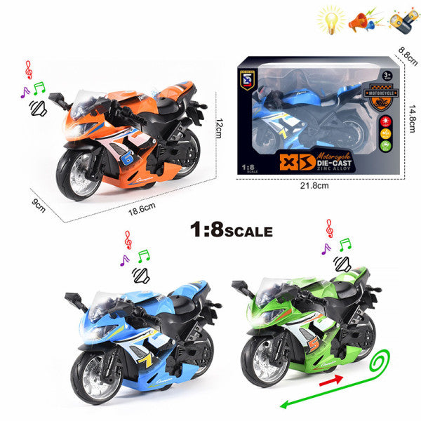 010692 Мотоцикл со звуком и светом