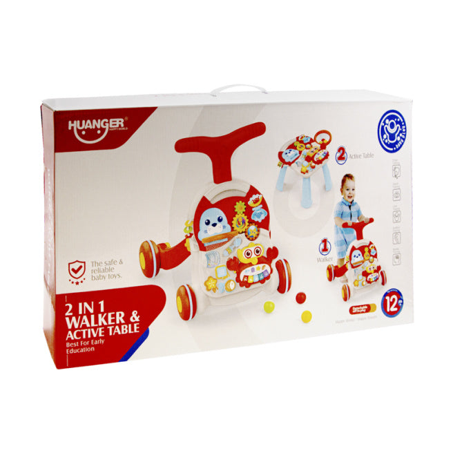 Premergător educativ pentru copii, roșu, cu lumină și sunet, cod 522045