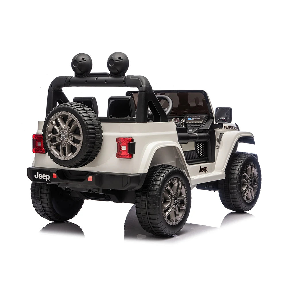 Детский электромобиль Jeep Wrangler Rubicon (JWR556/2 белый)