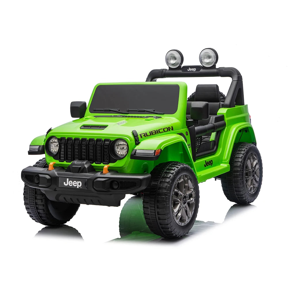 Детский электромобиль Jeep Wrangler Rubicon (JWR556/3 зеленый)