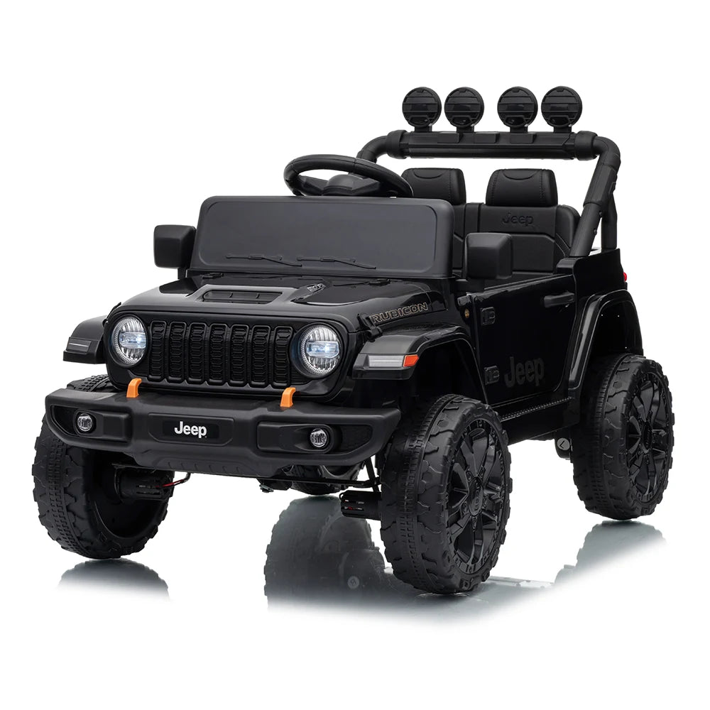 Детский электромобиль Jeep Wrangler Rubicon (JWR558/2 черный)