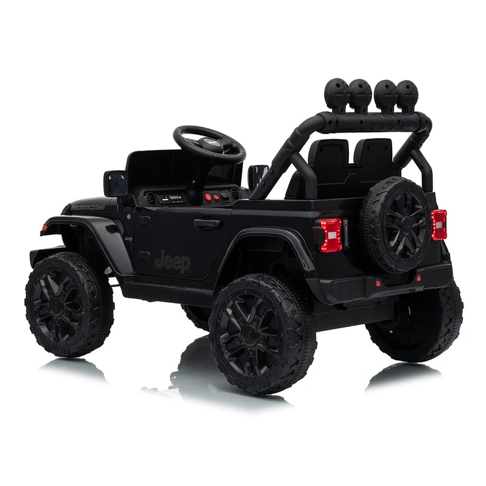 Детский электромобиль Jeep Wrangler Rubicon (JWR558/2 черный)