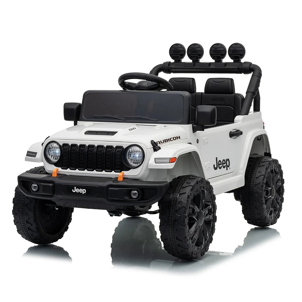 Детский электромобиль Jeep Wrangler Rubicon (JWR558/3 белый)