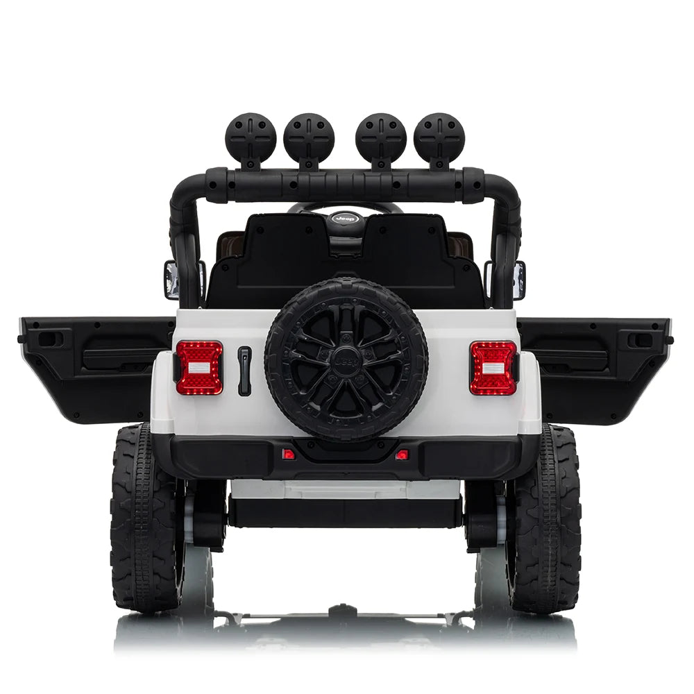 Детский электромобиль Jeep Wrangler Rubicon (JWR558/3 белый)