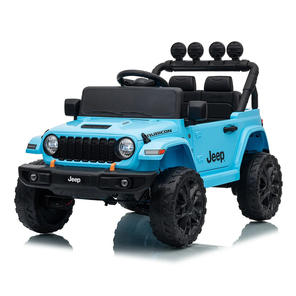 Детский электромобиль Jeep Wrangler Rubicon (JWR558/4 синий)