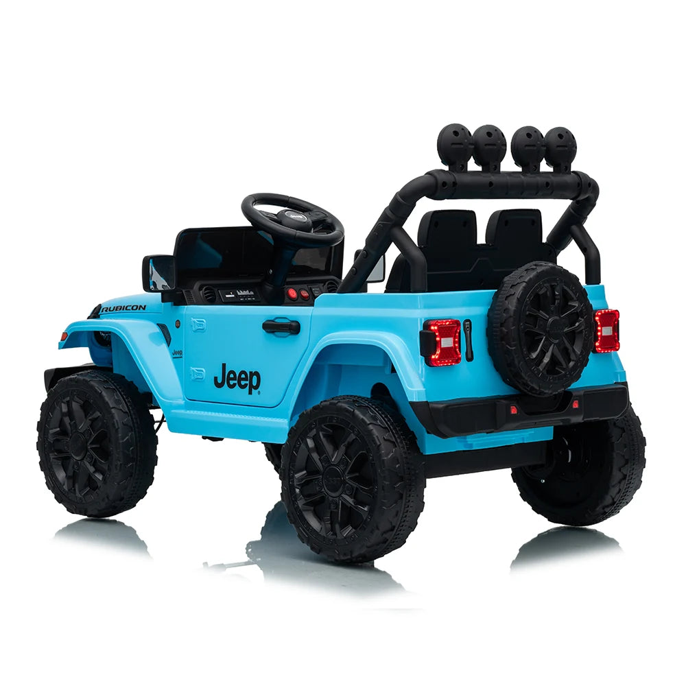 Детский электромобиль Jeep Wrangler Rubicon (JWR558/4 синий)