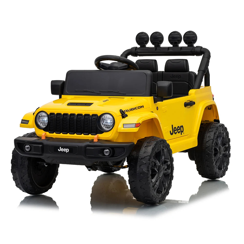 Детский электромобиль Jeep Wrangler Rubicon (JWR558/5 желтый)