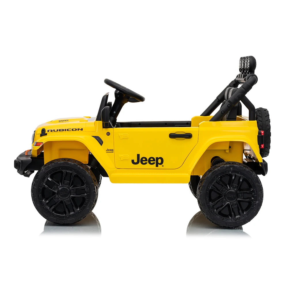 Детский электромобиль Jeep Wrangler Rubicon (JWR558/5 желтый)