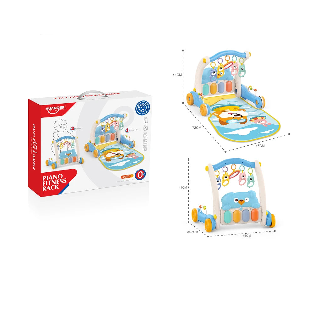 (19605) Игровой коврик-погремушка 2 в 1