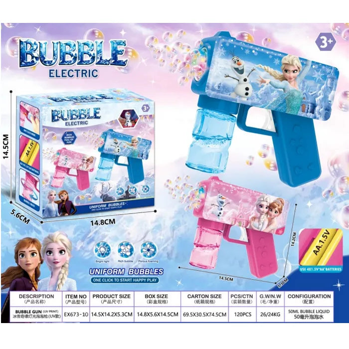 Pistol cu bule de sapun electric 75066