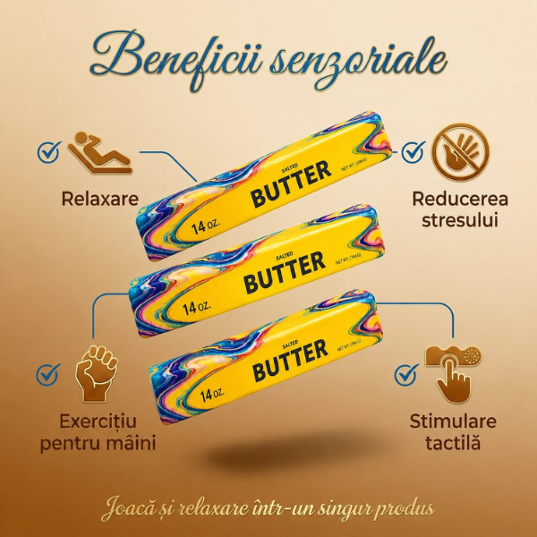 Jucărie antistres „Needoh: Butter”, 14 cm