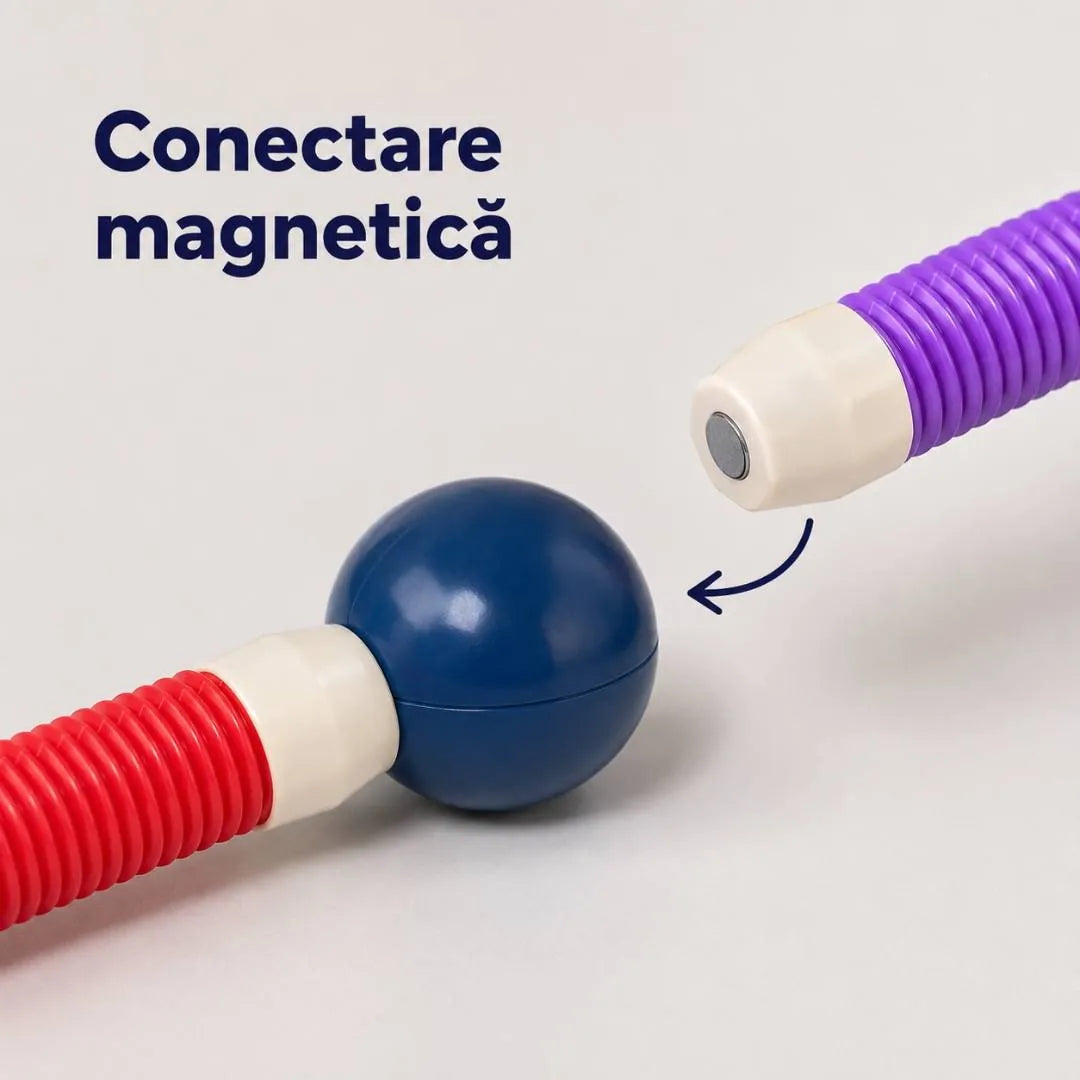 Set magnetic de construcție flexibil cu 45 de piese 22504tt
