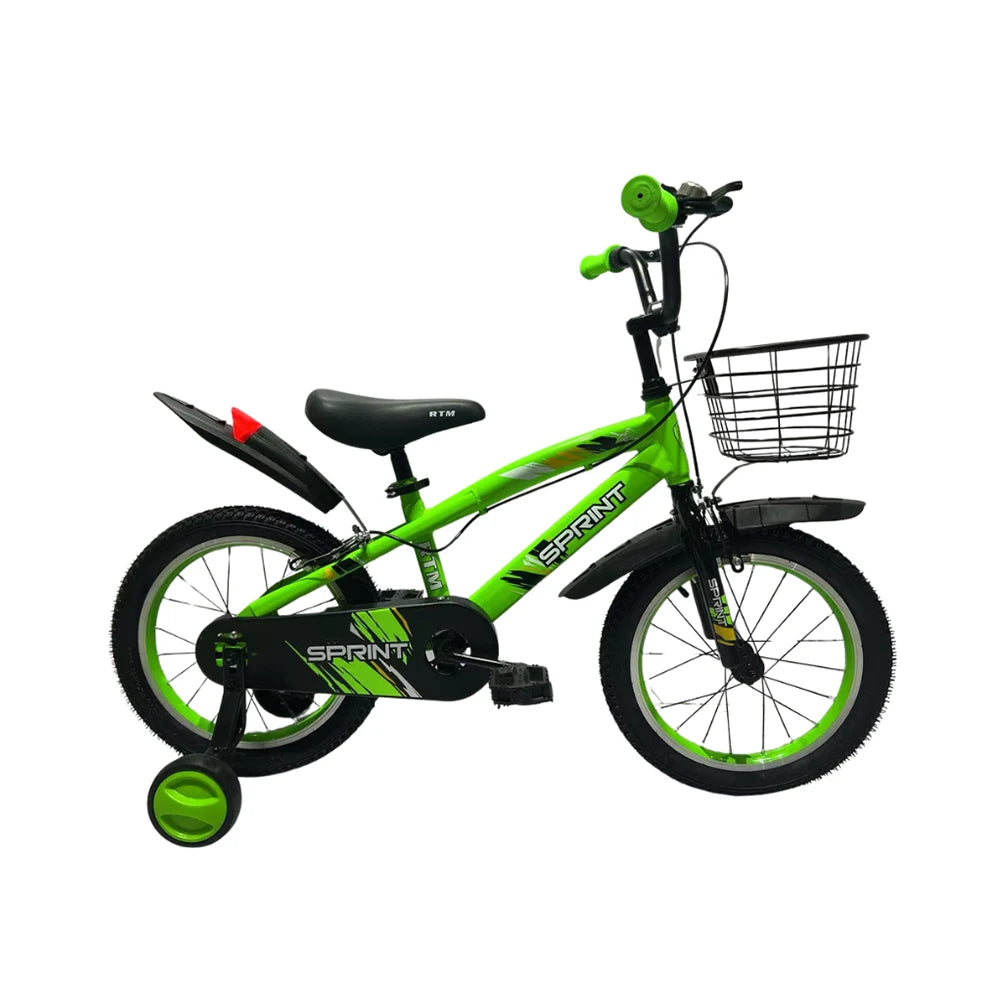 Bicicletă pentru copii Sprint 16”, cu roți ajutătoare 4-6 ani (36332)