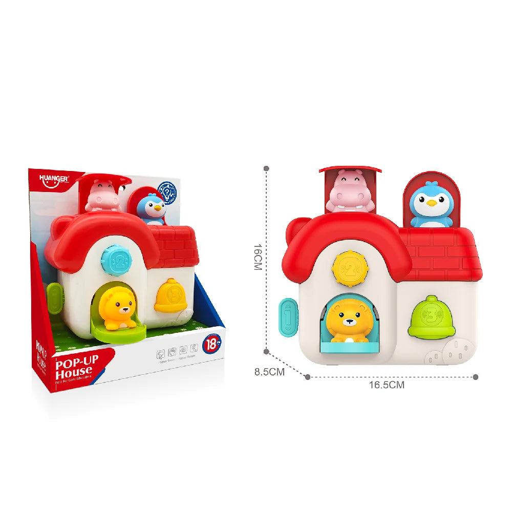 Căsuță interactivă Pop-Up, Huanger HE8029 (22351)