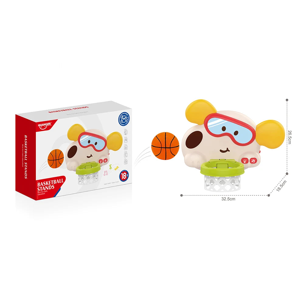 Coș de baschet interactiv cu lumini și muzică, Huanger HE0575 (22290)