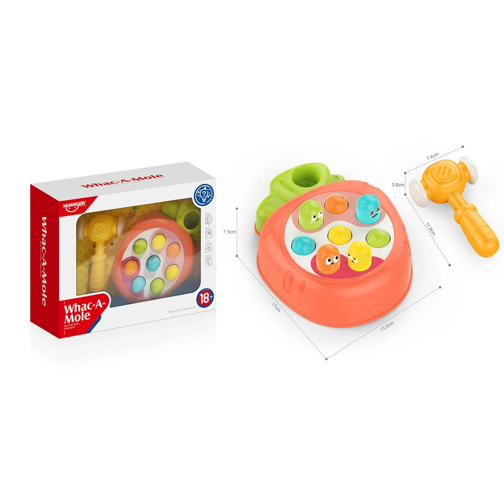 Joc interactiv de lovire cu ciocănel și bile, Huanger HE8032 (78072)