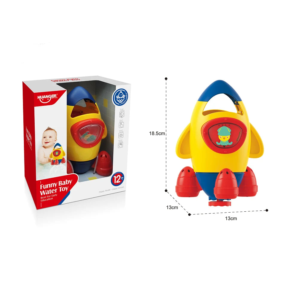 Jucărie de baie cu apă – rachetă, Huanger HE0277 (78508)