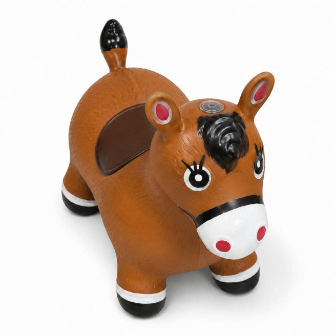 Надувная игрушка-прыгун «Лошадка», коричневый, 2995D