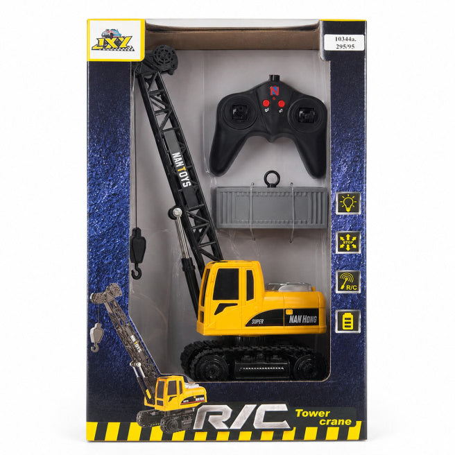 Macara de construcție cu telecomandă, acumulator și cablu USB, cod 10344a