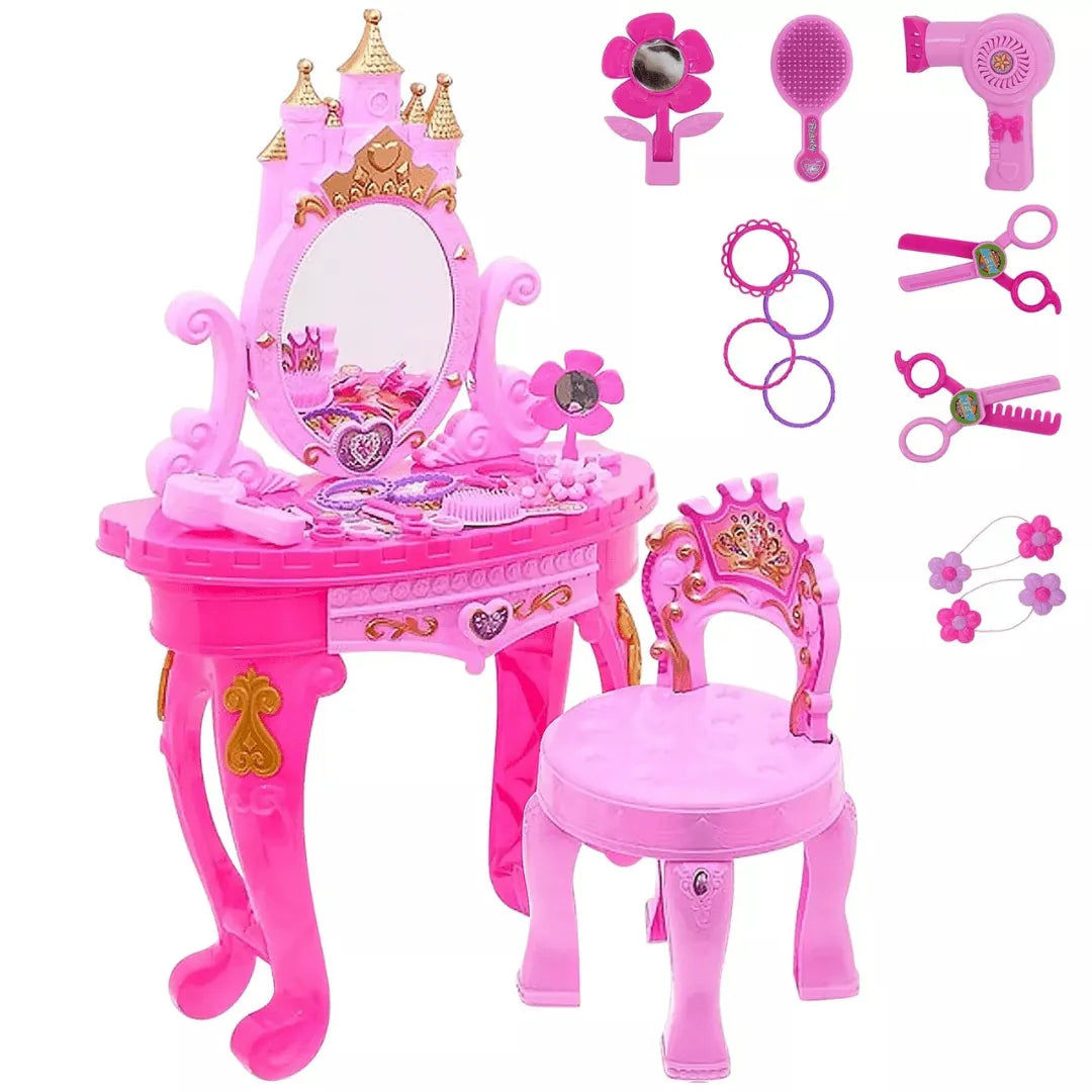 Masa de Toaletă pentru Fetițe cu Accesorii 22818tt