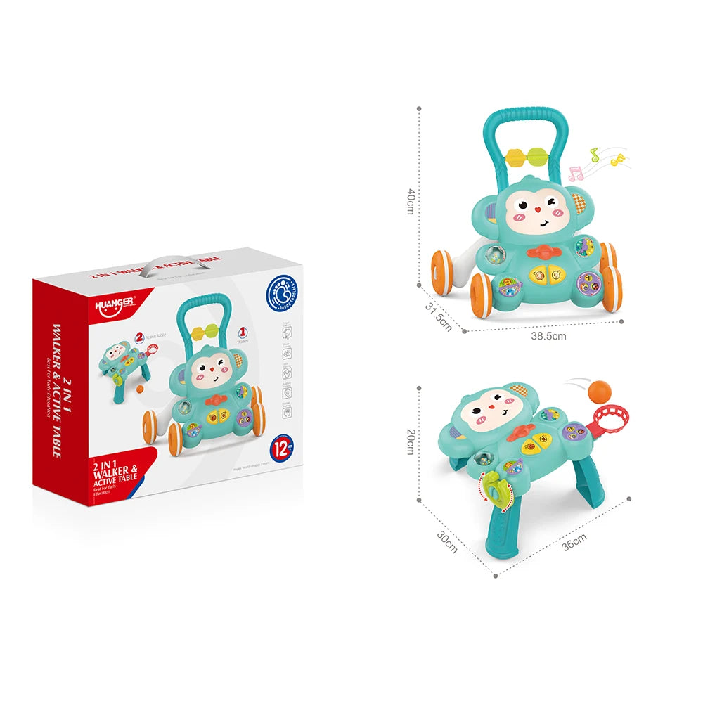 Premergător multifuncțional 2 în 1 cu panou de activități, Huanger HE0845 (23488)
