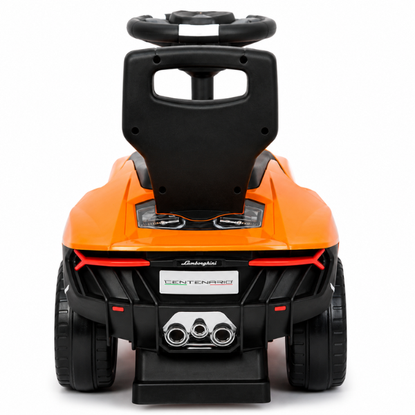 Tolocar „Lamborghini Centenario” pentru copii, cu volan muzical SKU: 9010125AP_Orange