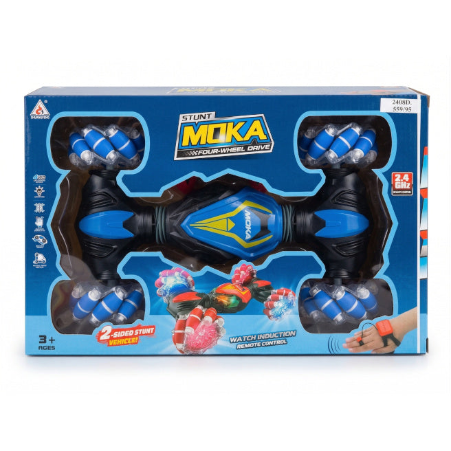 Машинка STUNT Rock Crawler на радиоуправлении, синяя, код 2408D