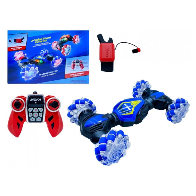 Машинка STUNT Rock Crawler на радиоуправлении, синяя, код 2408D