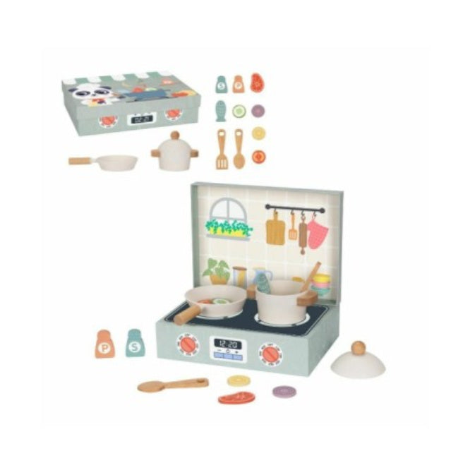 Set de joaca din lemn "Bucatarie",Tooky Toy ,cod 1892D